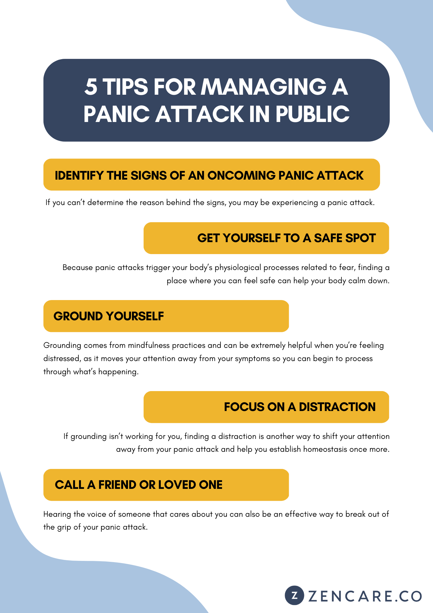5 Tips for Managing a Panic Attack in Public Guide by Zencare