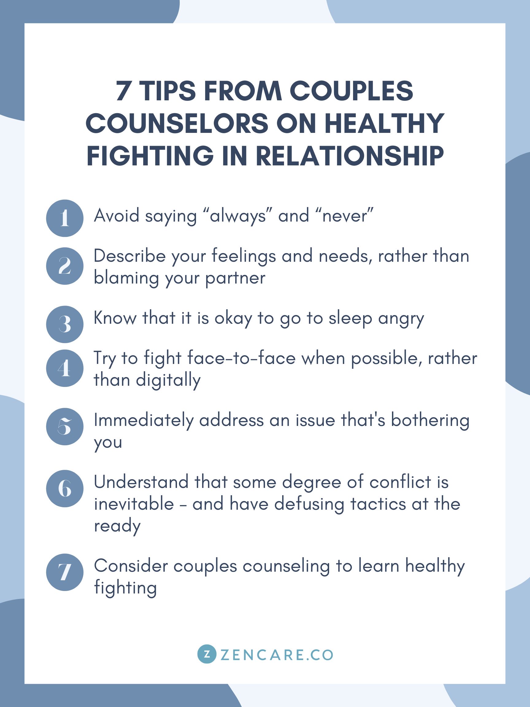 7 Tips From Couples Counselors On Healthy Fighting In Relationship