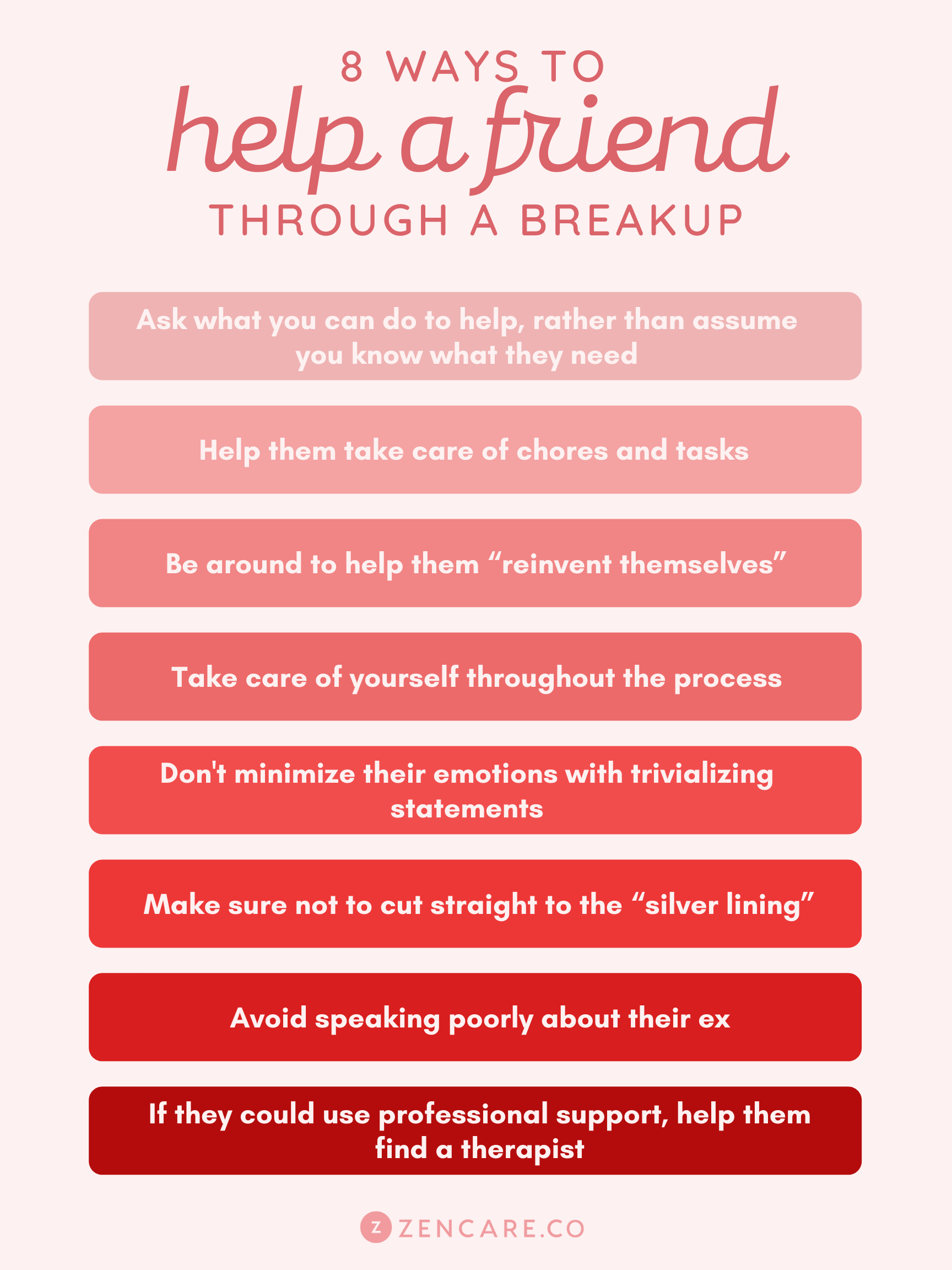 Breathtaking Tips About How To Help A Friend Through Break Up