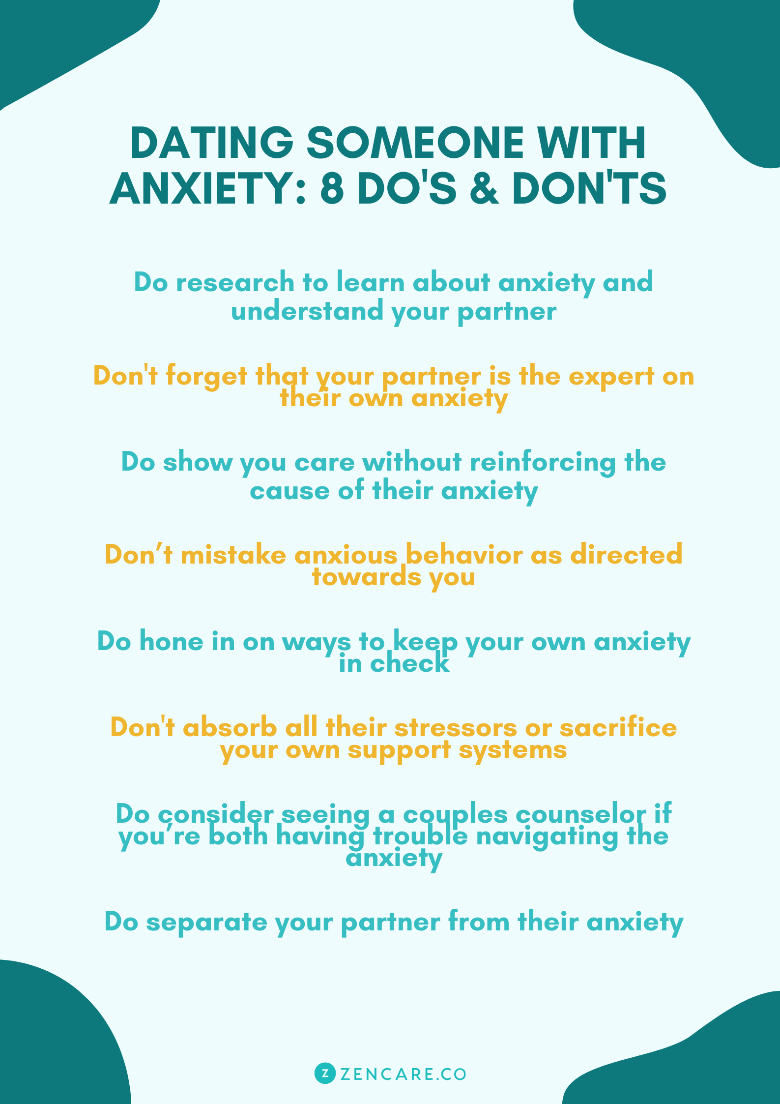 10 things to know when dating someone with anxiety