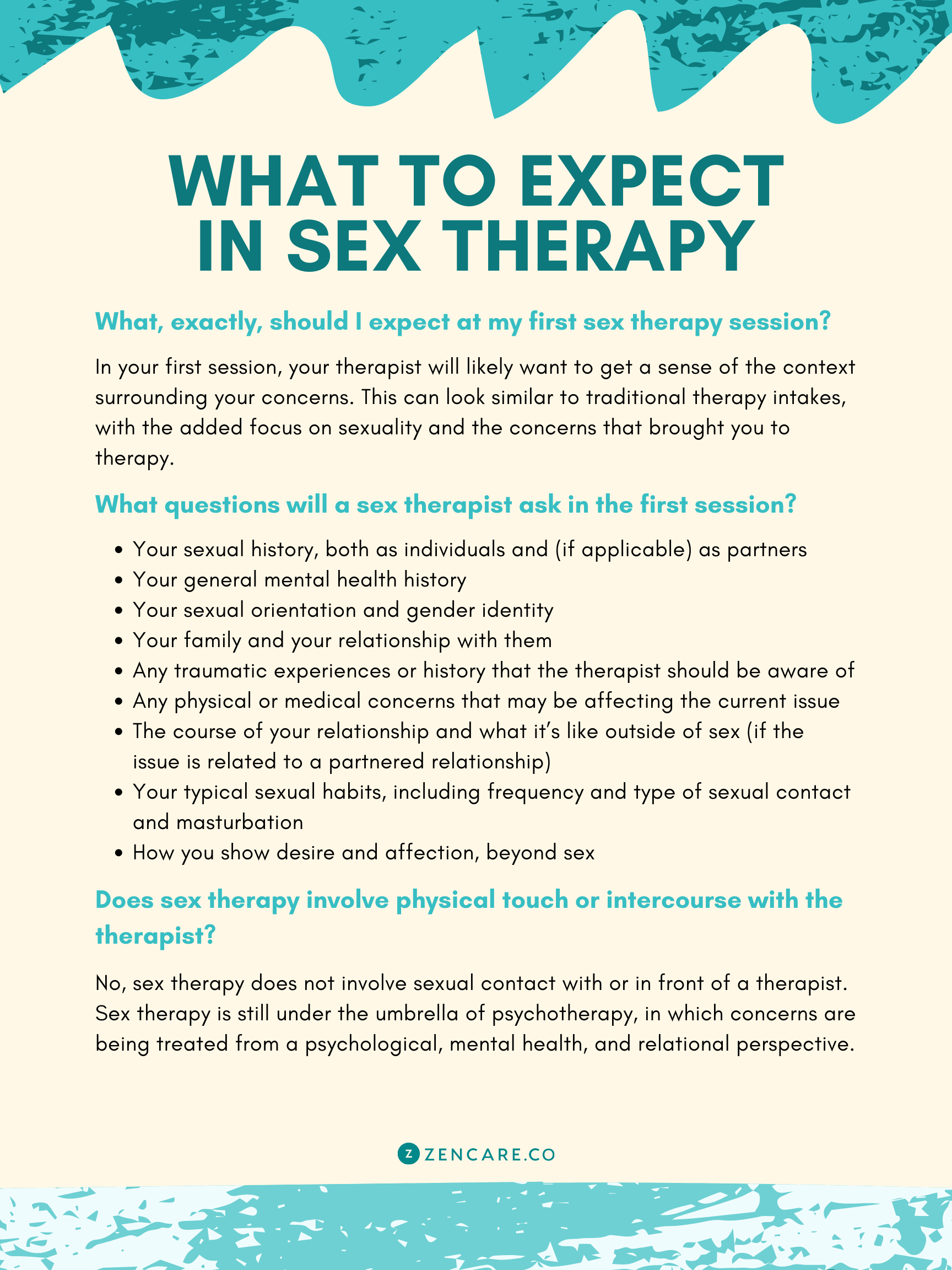 What to Expect in Sex Therapy Zencare Blog image