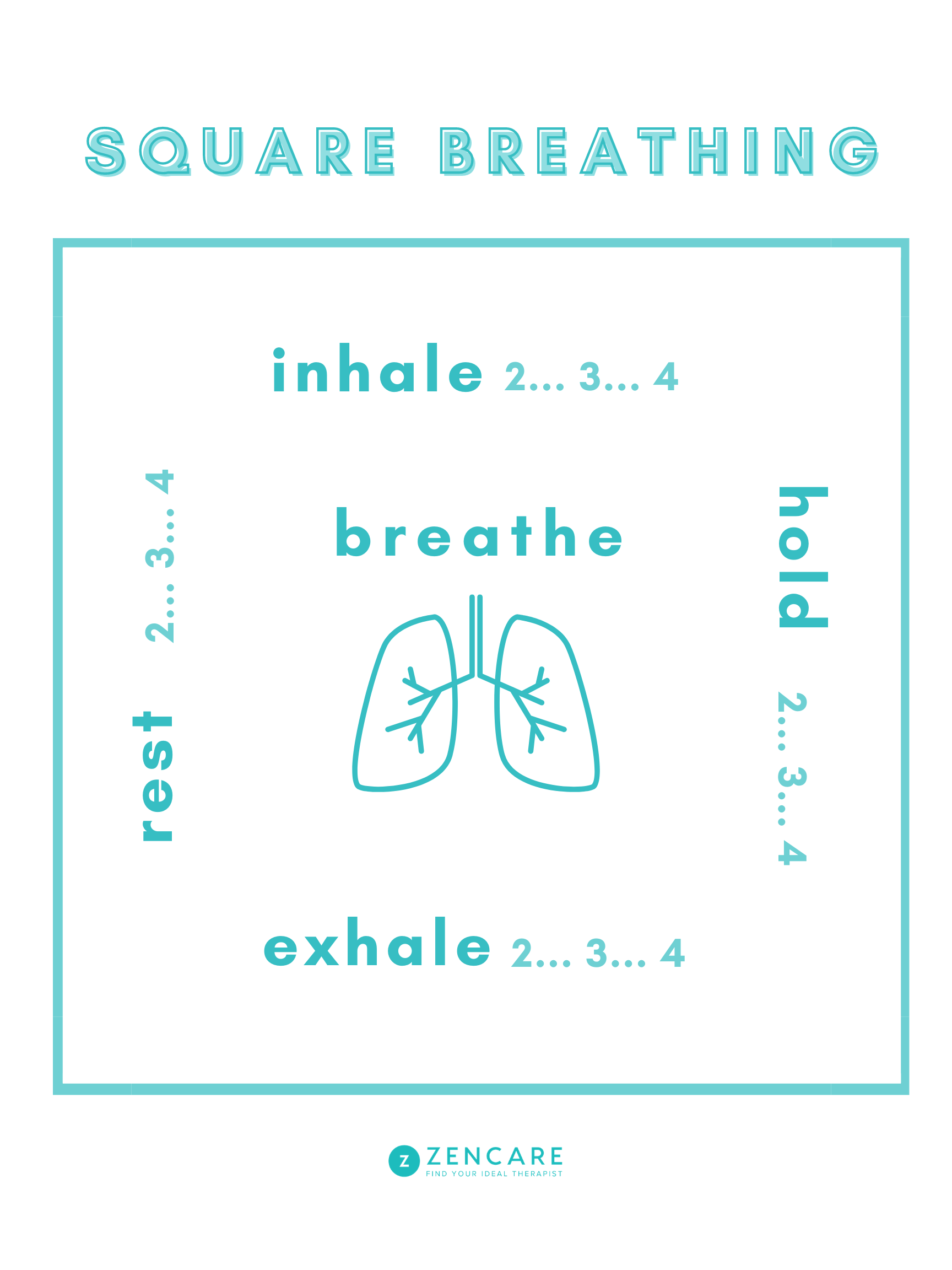 Box Breathing Meditation Technique for Stress & Anxiety (Square breathing)