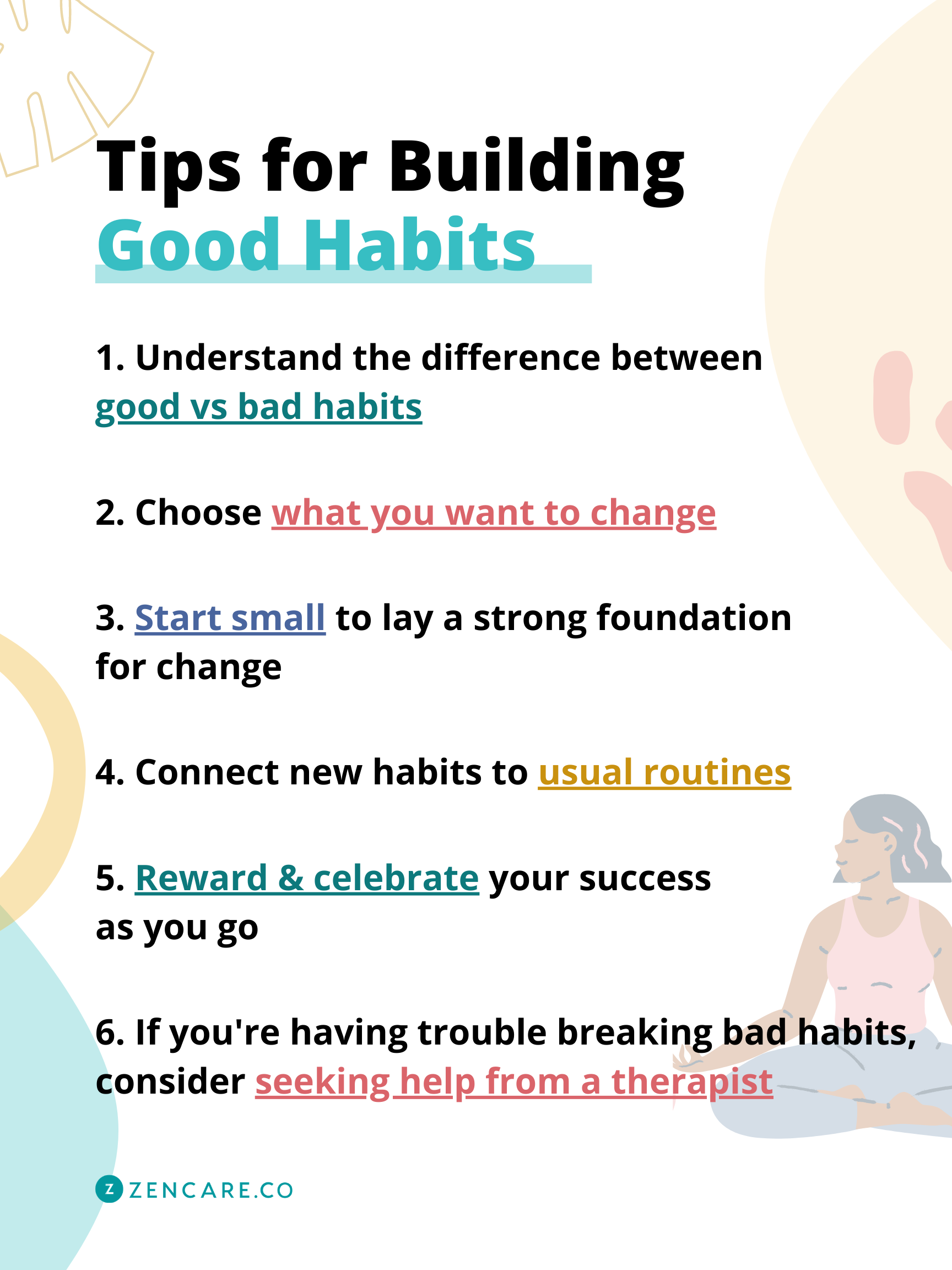 Write Any 10 Good Habits You Follow In Your Daily Life